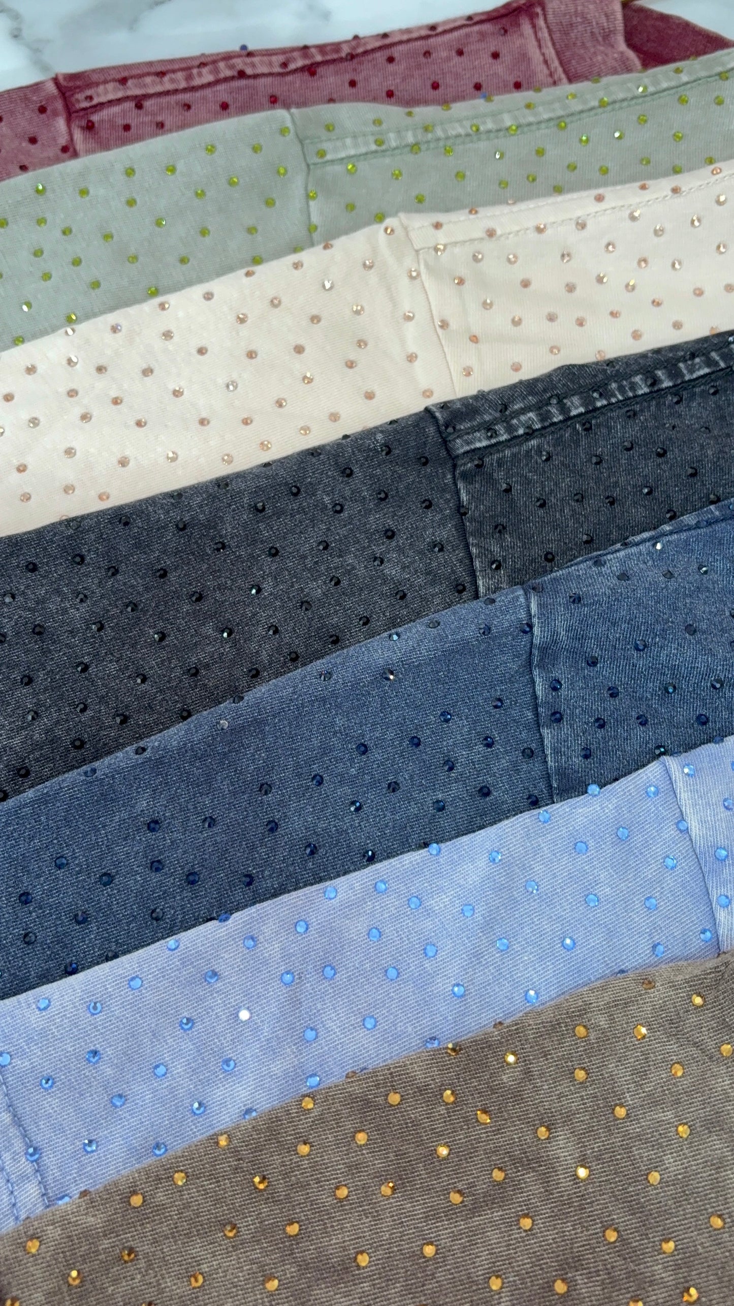 THALIA CROP TOP DE BRILLOS